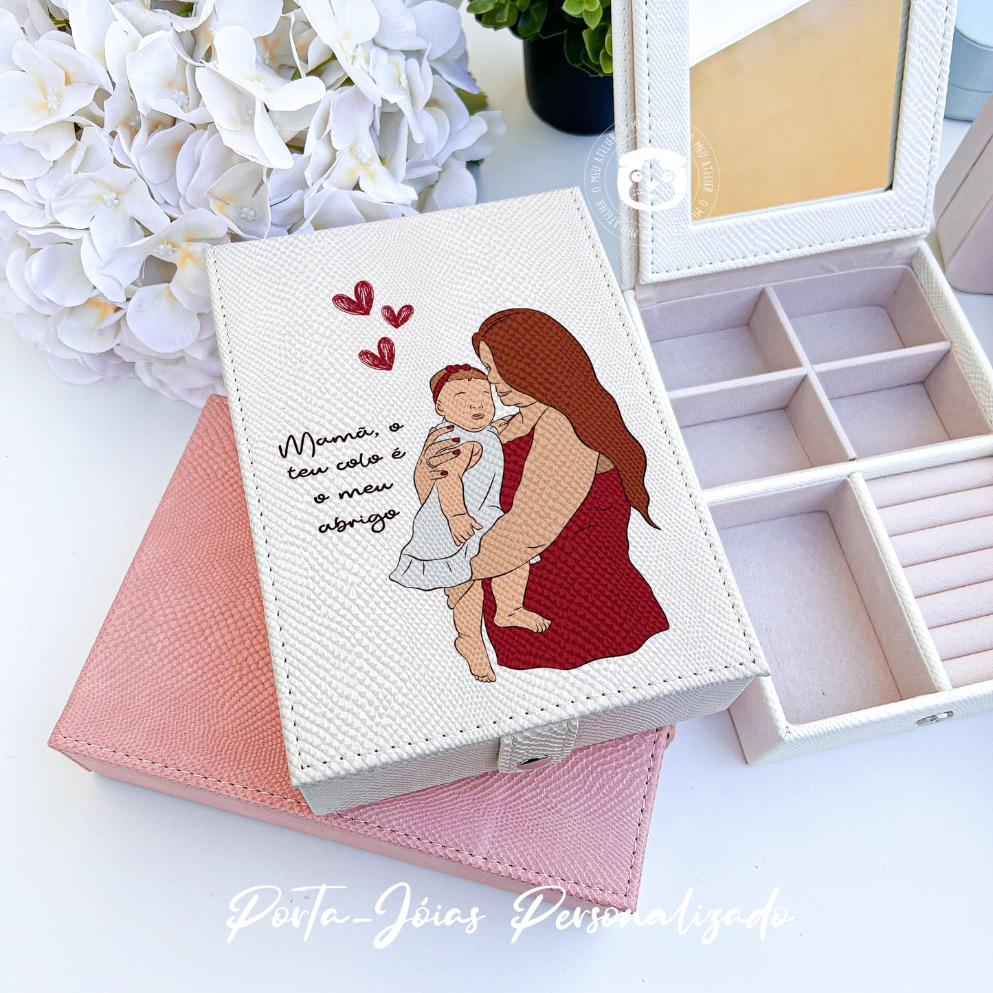 Guarda Jóias 2 em 1 personalizado - Ilustração OFERTA