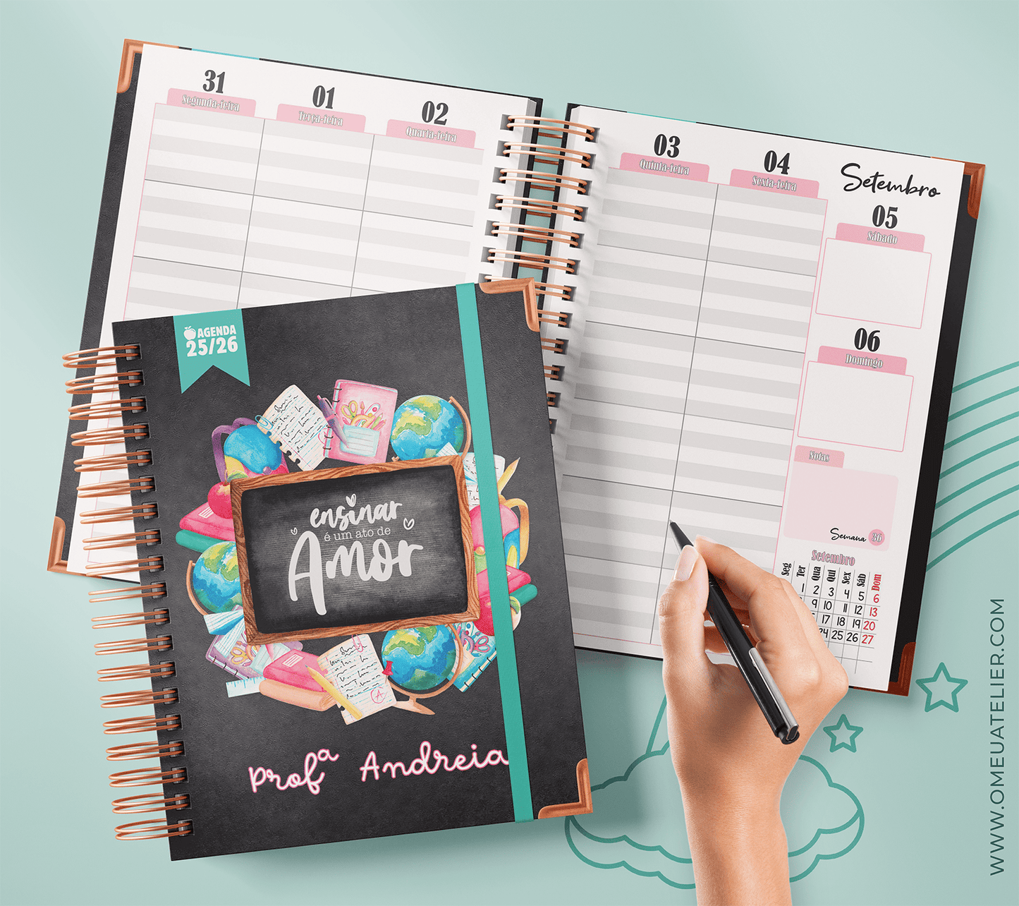 Agenda Semanal Personalizada para Professores