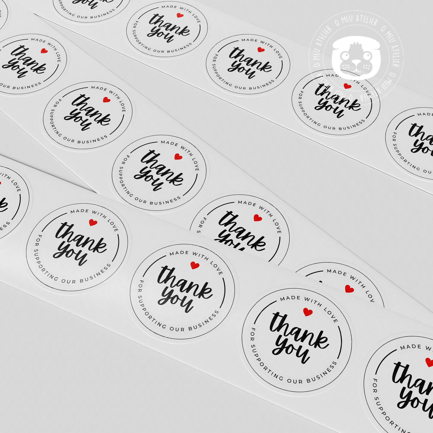 Autocolantes Redondos Personalizados