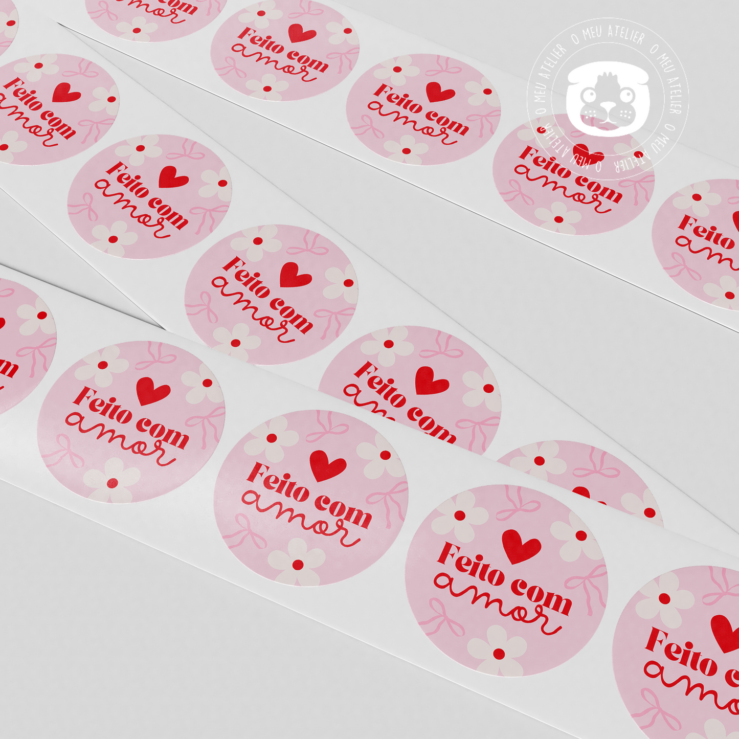 Autocolantes Redondos Personalizados "Sweet"