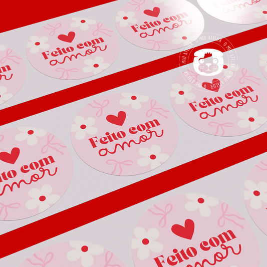Autocolantes Redondos Personalizados "Sweet"