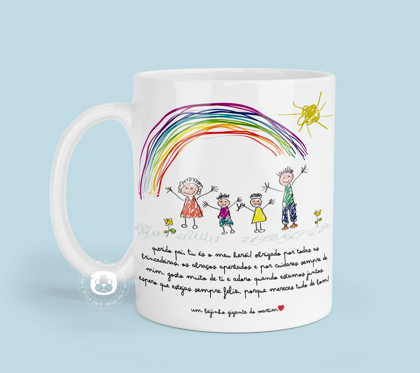 Caneca Personalizada com Desenho do Filho(a)
