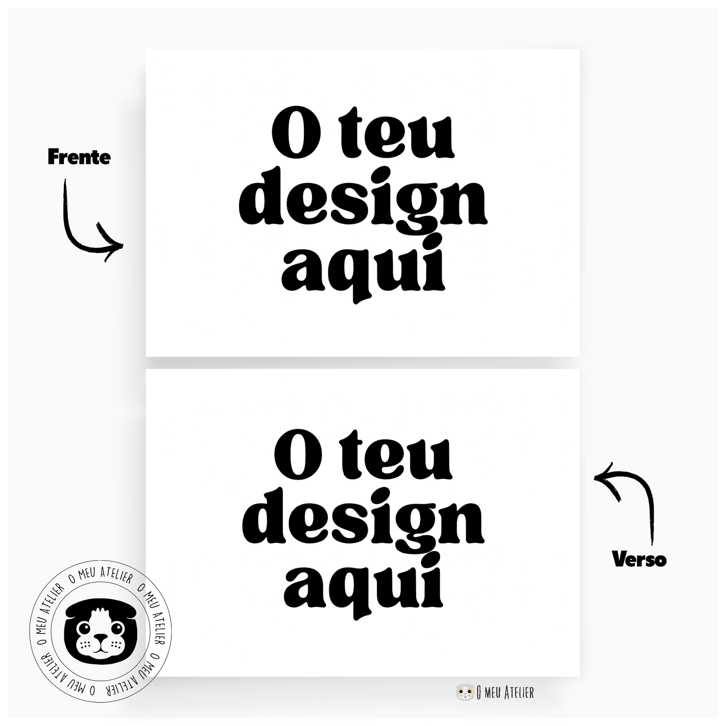 Cartões de Agradecimento Personalizados - O teu Design