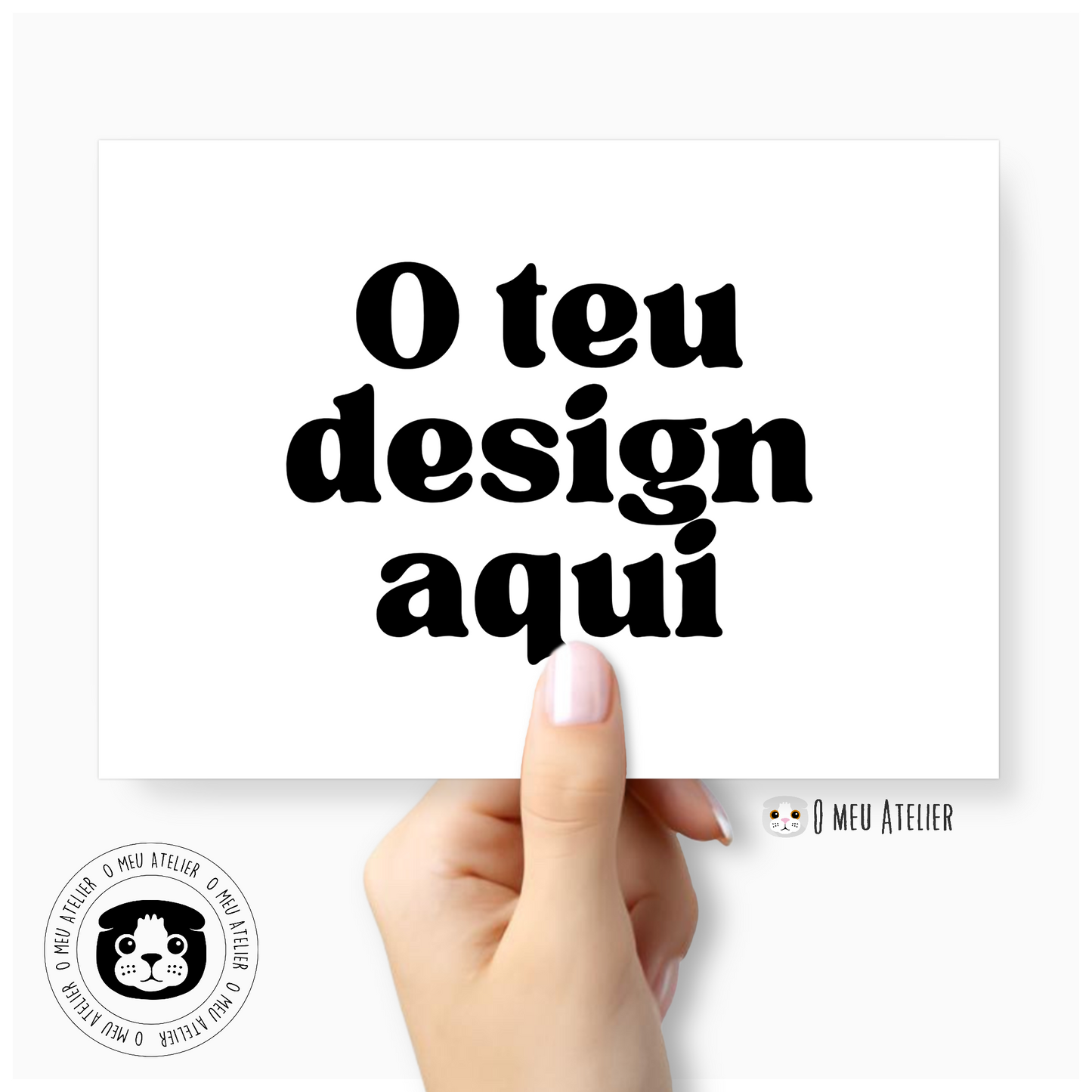 Cartões de Agradecimento Personalizados - O teu Design
