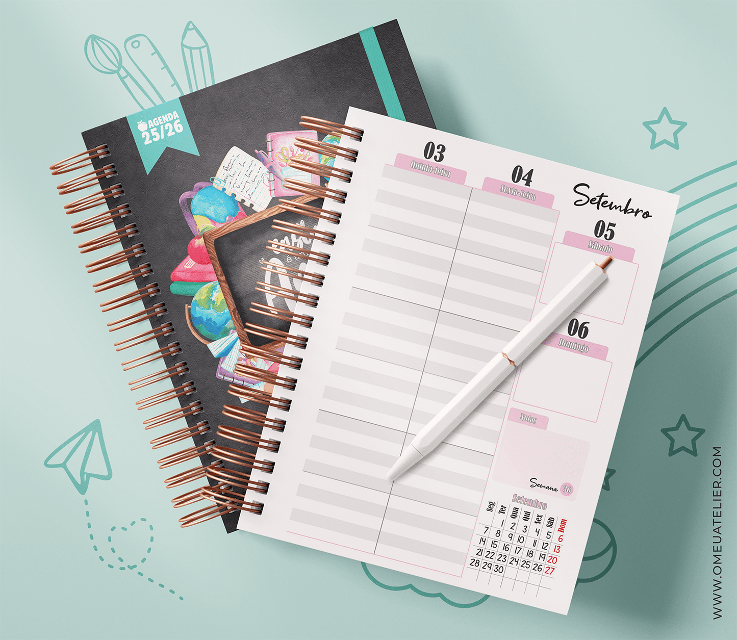 Agenda Semanal Personalizada para Professores