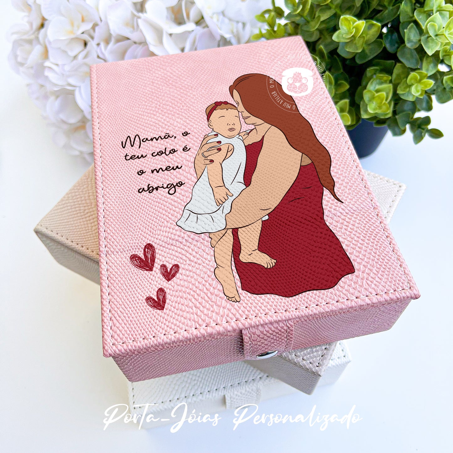 Guarda Jóias 2 em 1 personalizado - Ilustração OFERTA