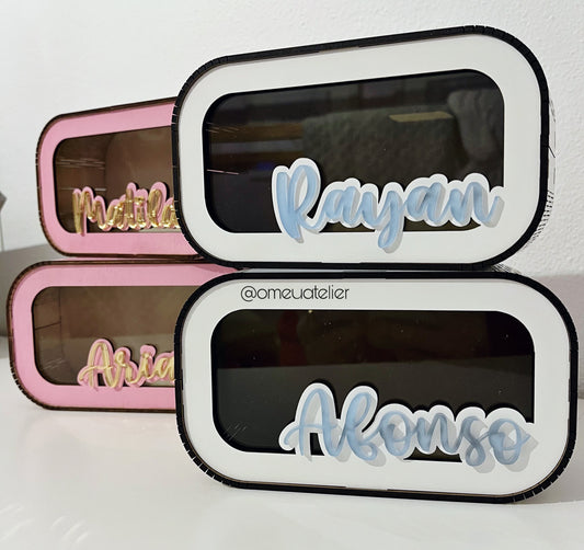 Mealheiro Personalizado C/Nome em acrílico