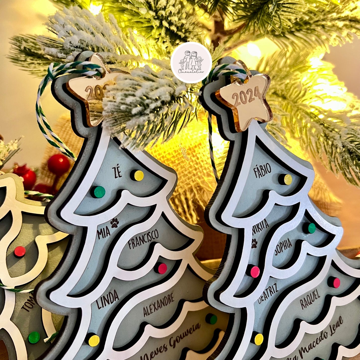 Enfeite de Natal personalizado “Pinheiro”