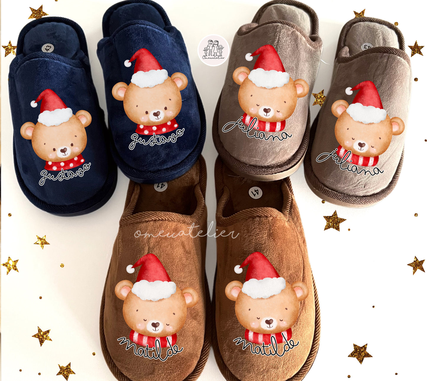 Chinelos Camurcina personalizados “Ursinho”