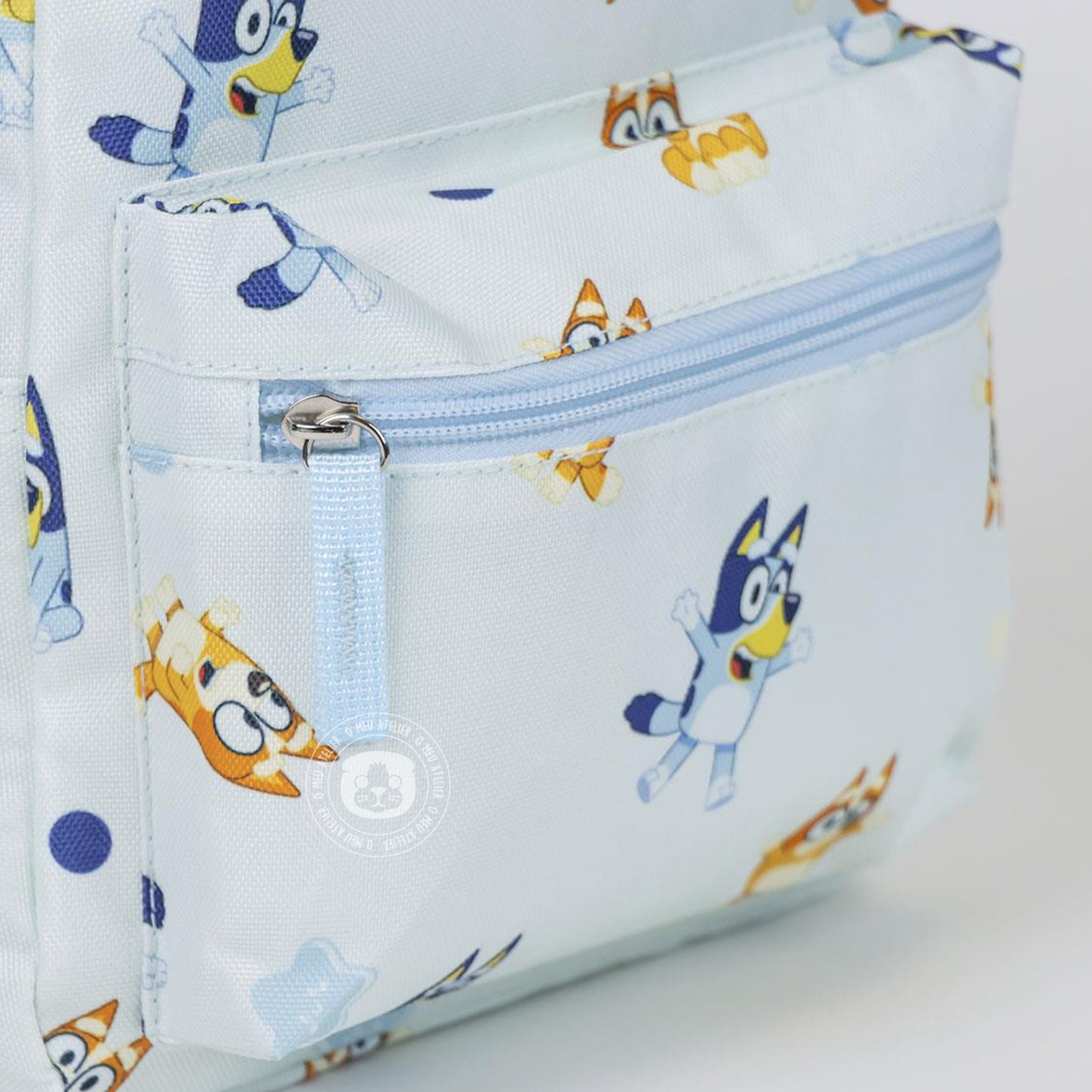 Mochila de Creche Estampada Bluey – Personalizada com Nome