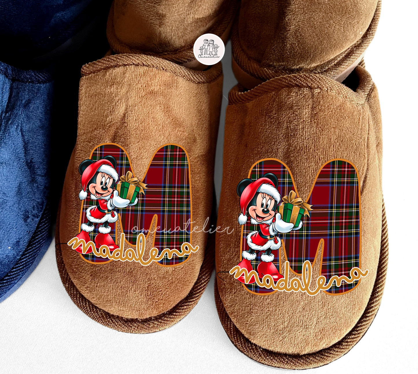 Chinelos Camurcina personalizados “M&M”