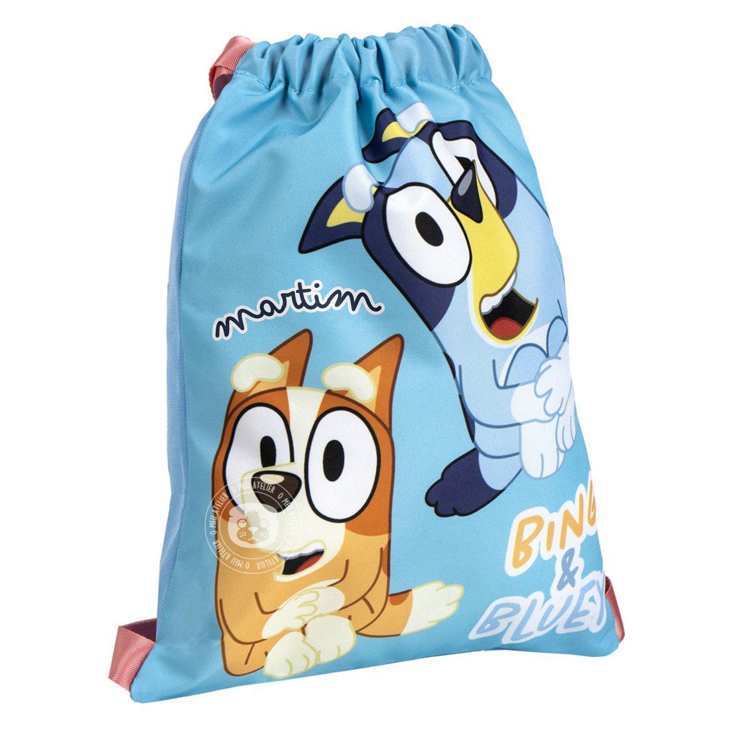 Saco Escolar Bluey – Personalizado com Nome