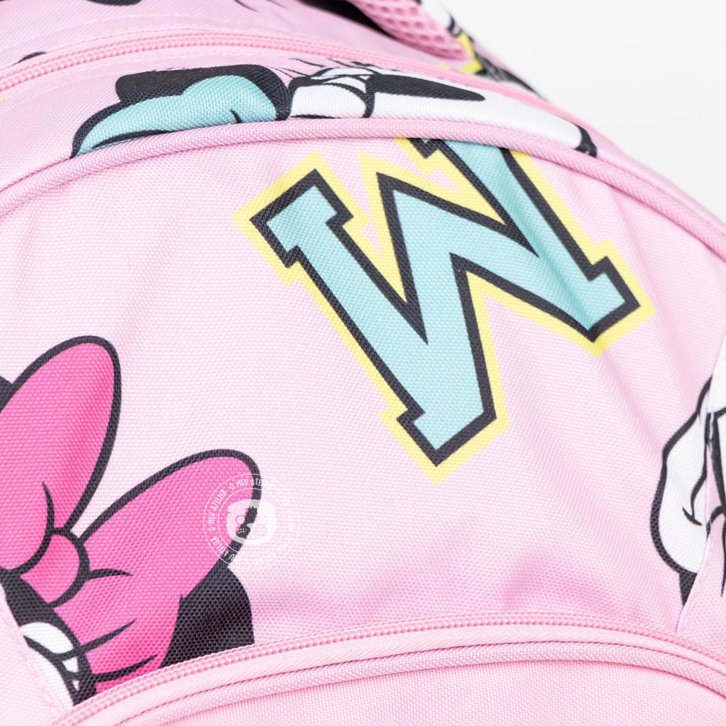 Mochila Escolar Minnie Team - Personalizável com Nome