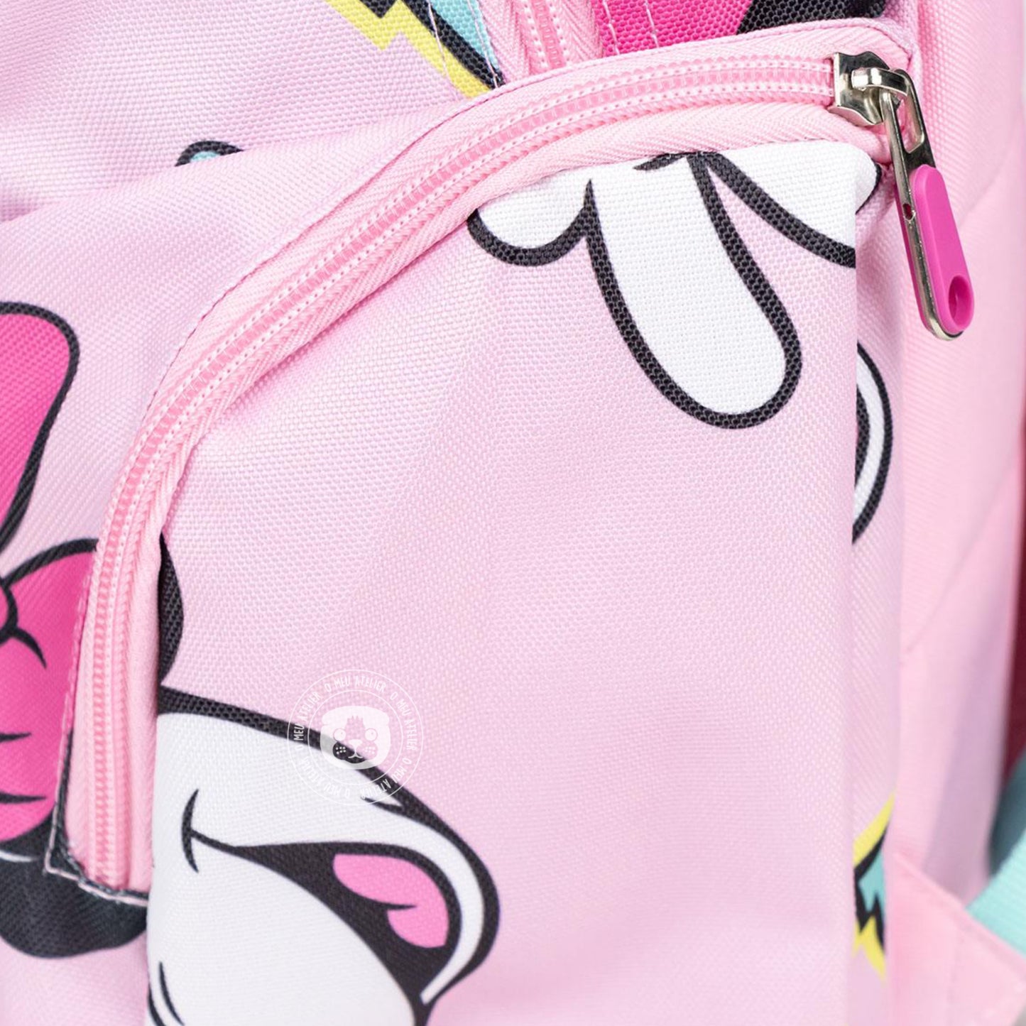 Mochila Escolar Minnie Team - Personalizável com Nome
