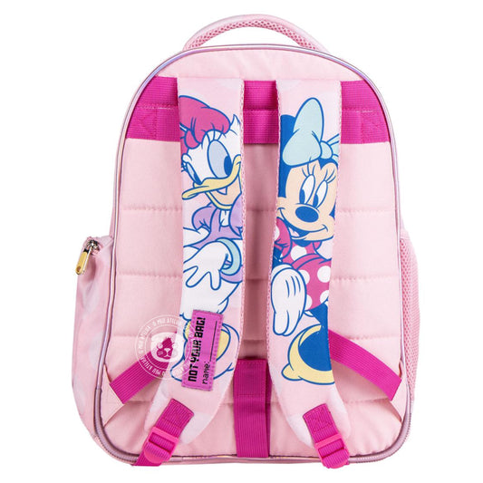 Mochila Escolar Média Minnie 42cm Personalizada