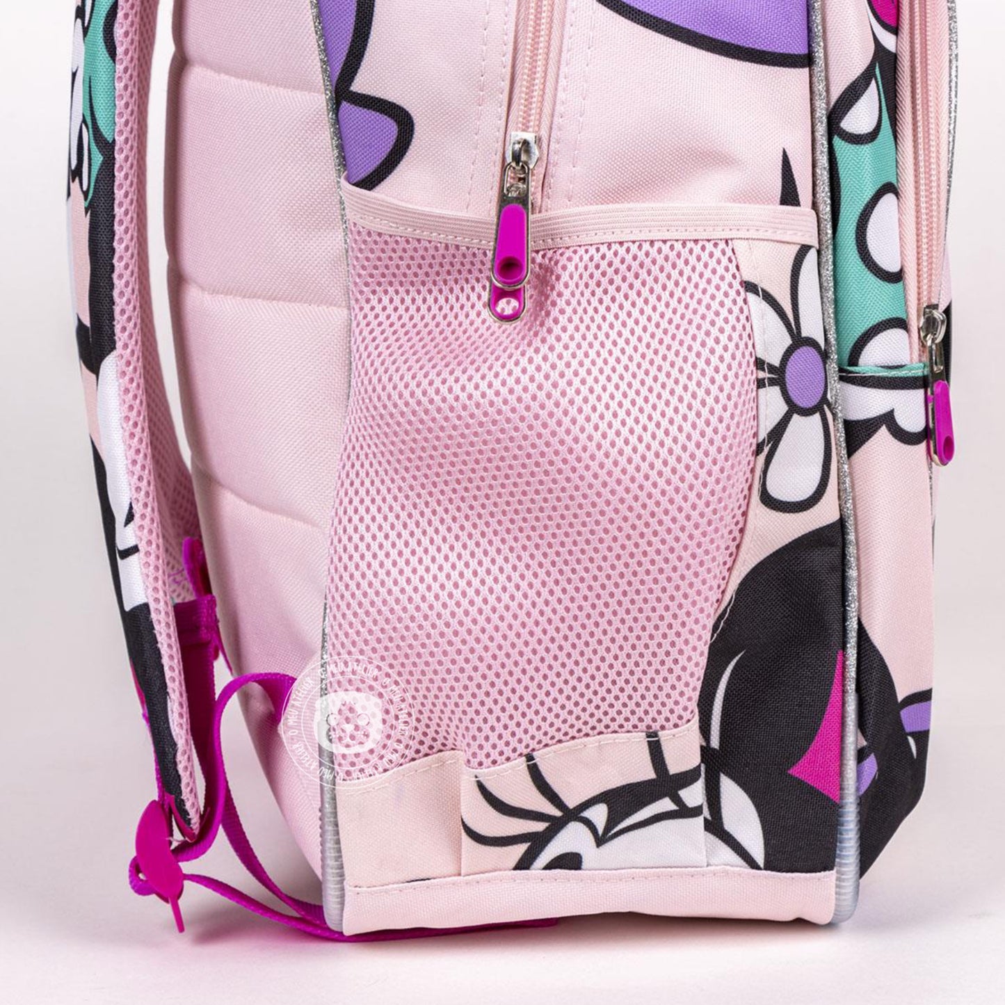 Mochila Escolar 42 cm Minnie Vintage Rosa – Personalizável com Nome