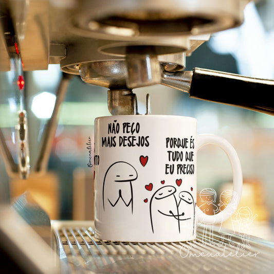 Caneca de Cerâmica Flork “Se o dia ficar feio…”
