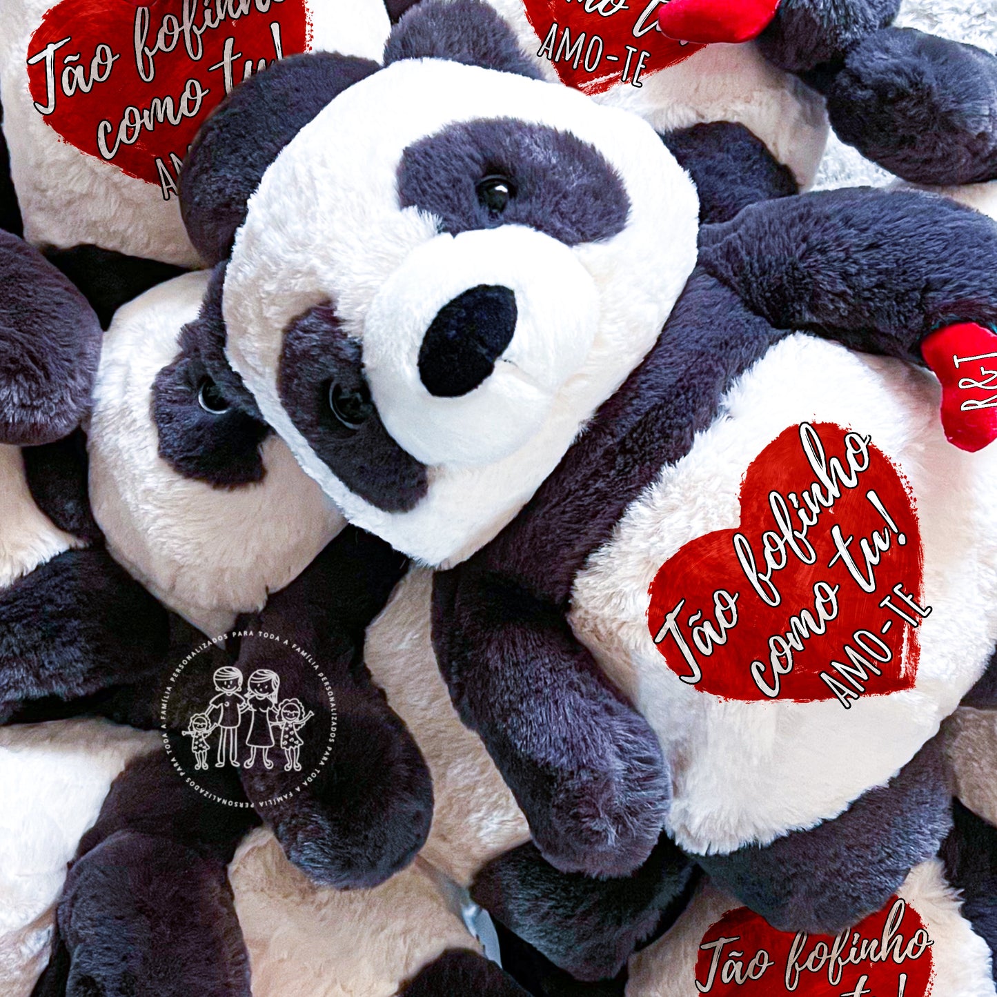 Panda de Peluche Personalizado “Tão fofinho como tu!”