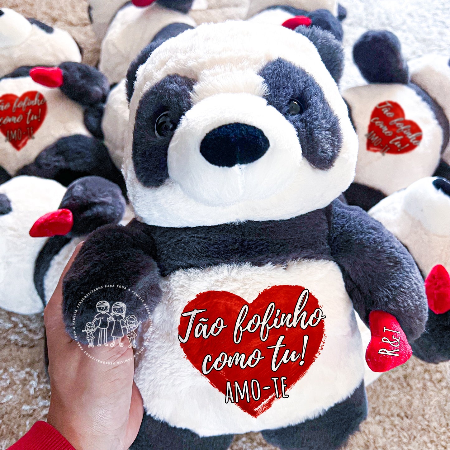 Panda de Peluche Personalizado “Tão fofinho como tu!”