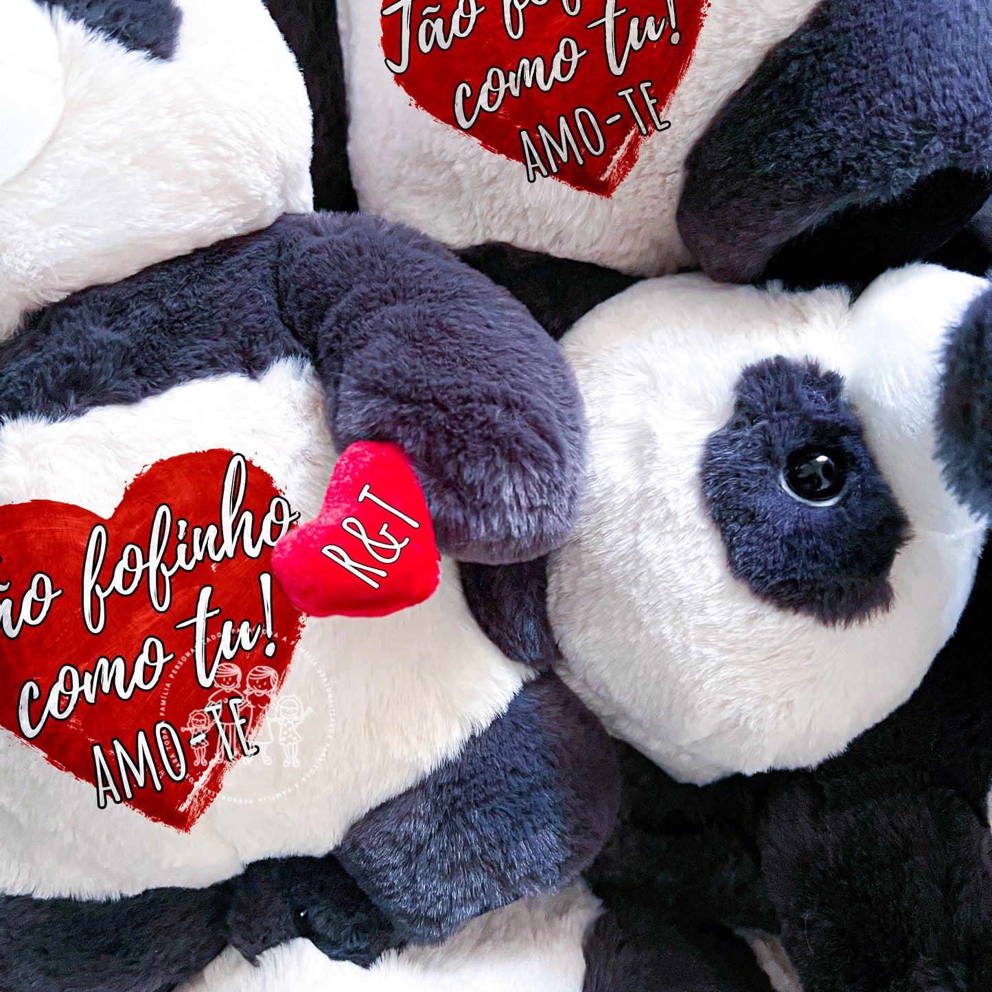 Panda de Peluche Personalizado “Tão fofinho como tu!”