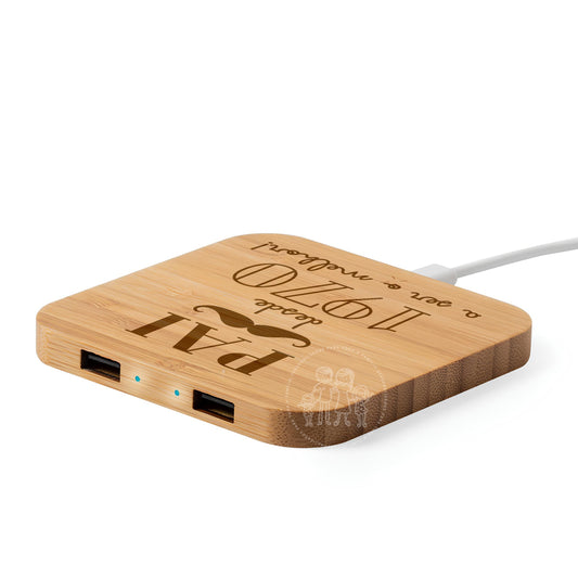 Carregador Wireless Personalizado “Pai desde… A ser o Melhor!”