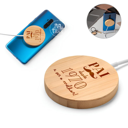 Carregador Wireless Magnético “Pai desde… a ser o Melhor!”