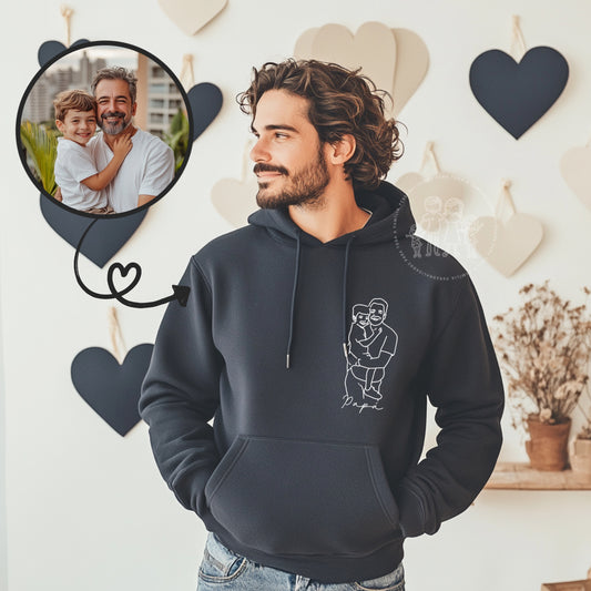 Sweatshirt com capuz “Fotografia Linha”