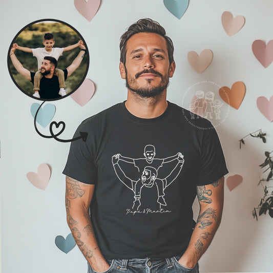 T-shirt personalizada “Fotografia em linha”