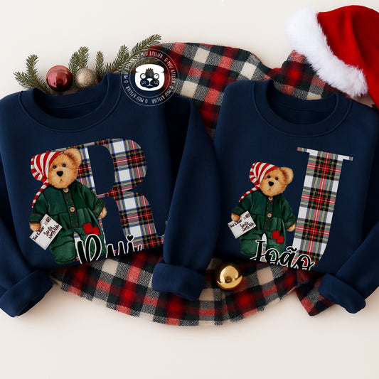 Sweats de Natal Personalizadas – 100% Algodão Cardado