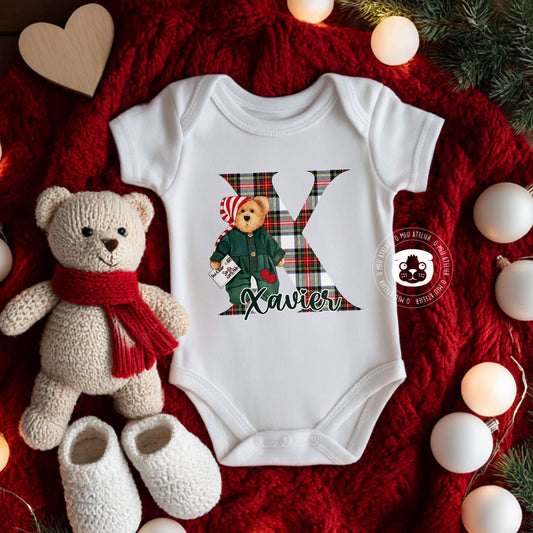 Bodie de Natal “Ursinho” Personalizado