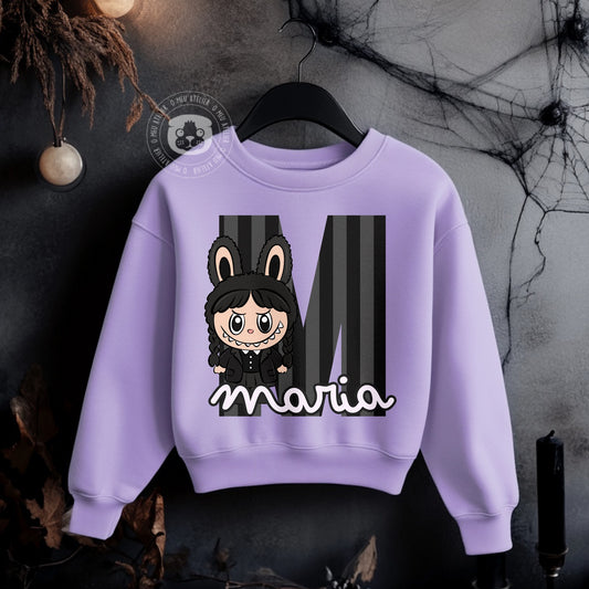 Sweatshirt “Labu & Weds” Halloween Personalizada – 100% Algodão Cardado