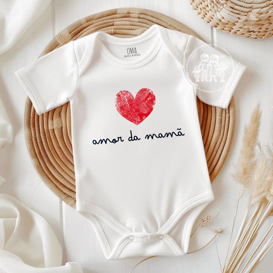 Body personalizado “Amor da Mamã”