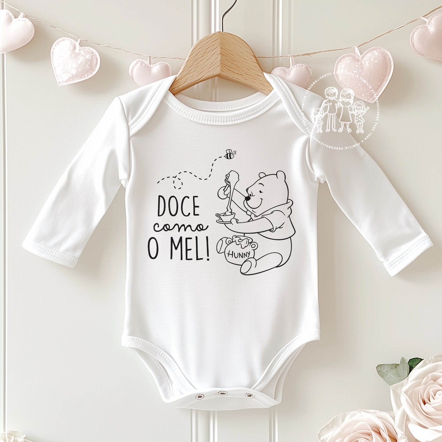 Body personalizado “Doce como o mel”