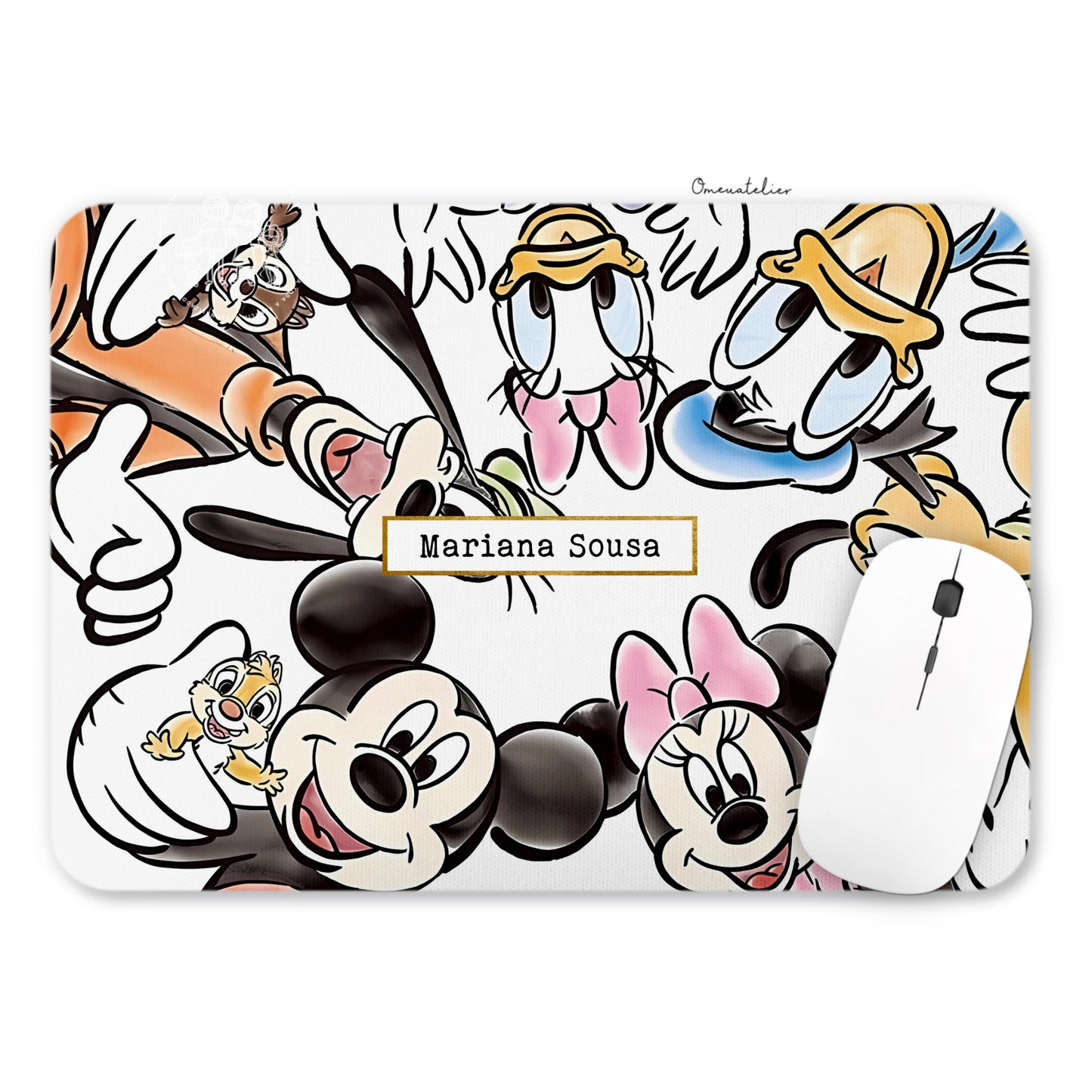 Tapete de rato personalizado "Amigos Mágicos"