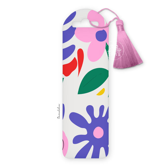 Marcador de páginas personalizado "Flores de Verão"