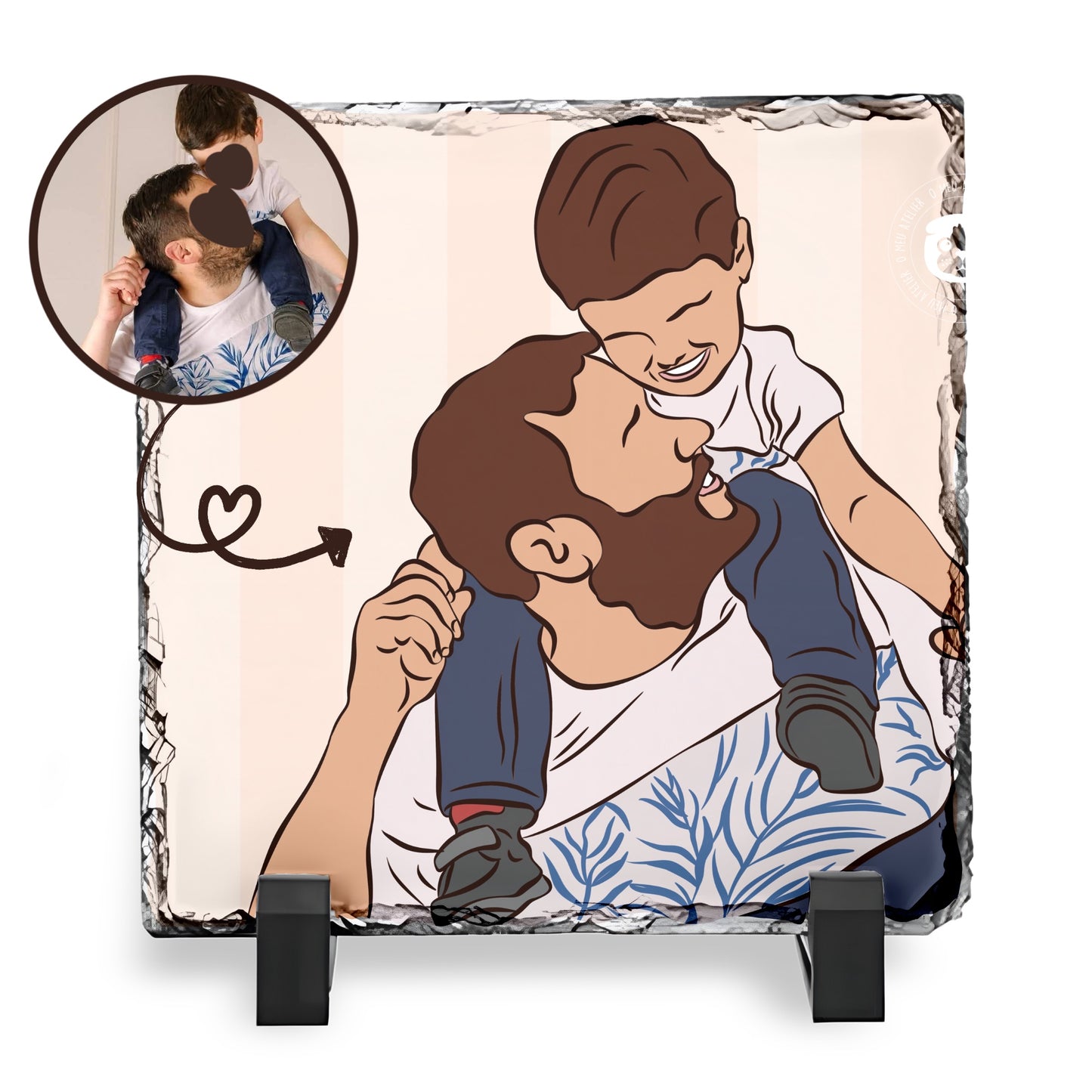 Quadro de Ardósia Personalizado - OFERTA ilustração digital