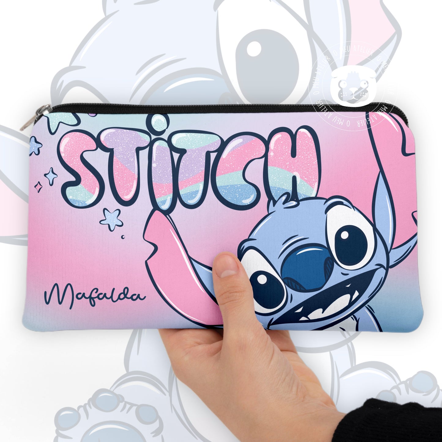 Estojo de tecido personalizado “Stitch”