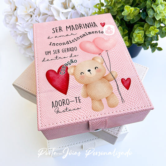 Guarda Jóias 2 em 1 personalizado - Ser Madrinha é