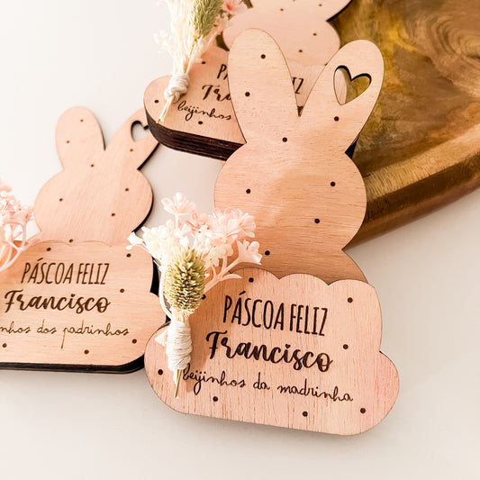Coelhinho da Páscoa Personalizado para Presente