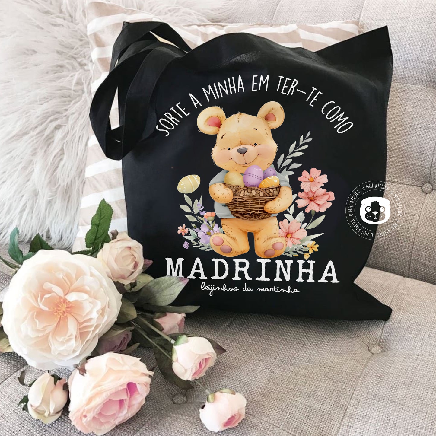 Sacola de algodão orgânico - Madrinha