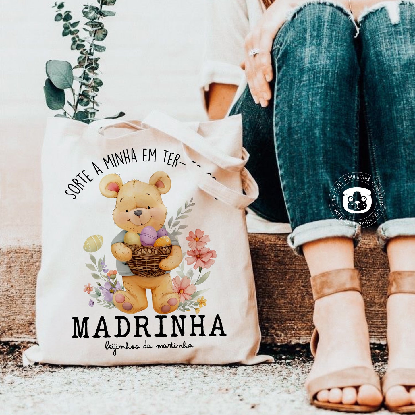 Sacola de algodão orgânico - Madrinha