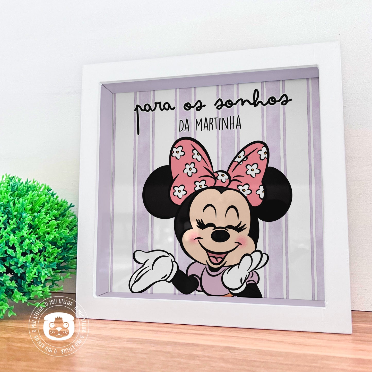 Mealheiro Infantil Personalizado em Madeira