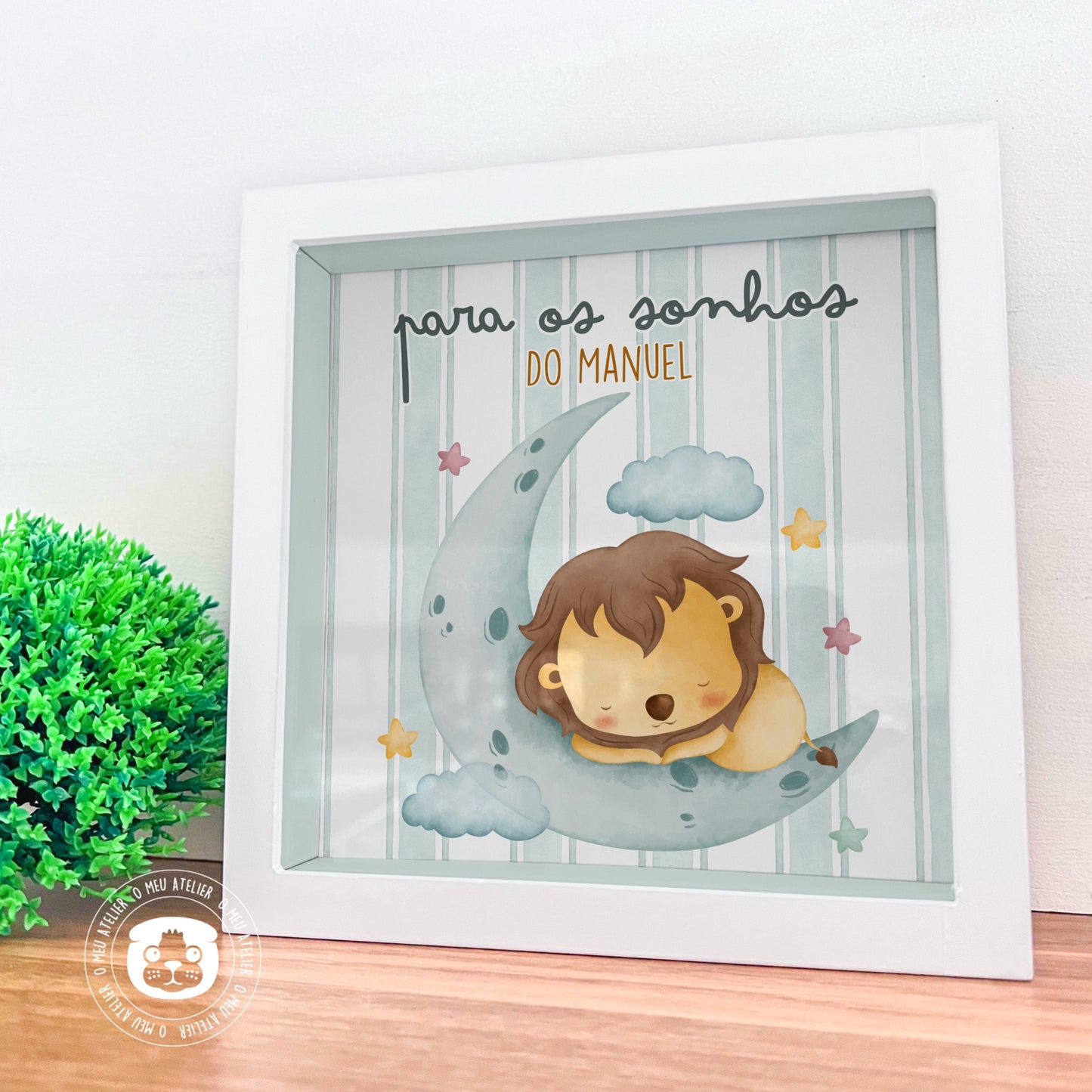 Mealheiro Infantil Personalizado em Madeira