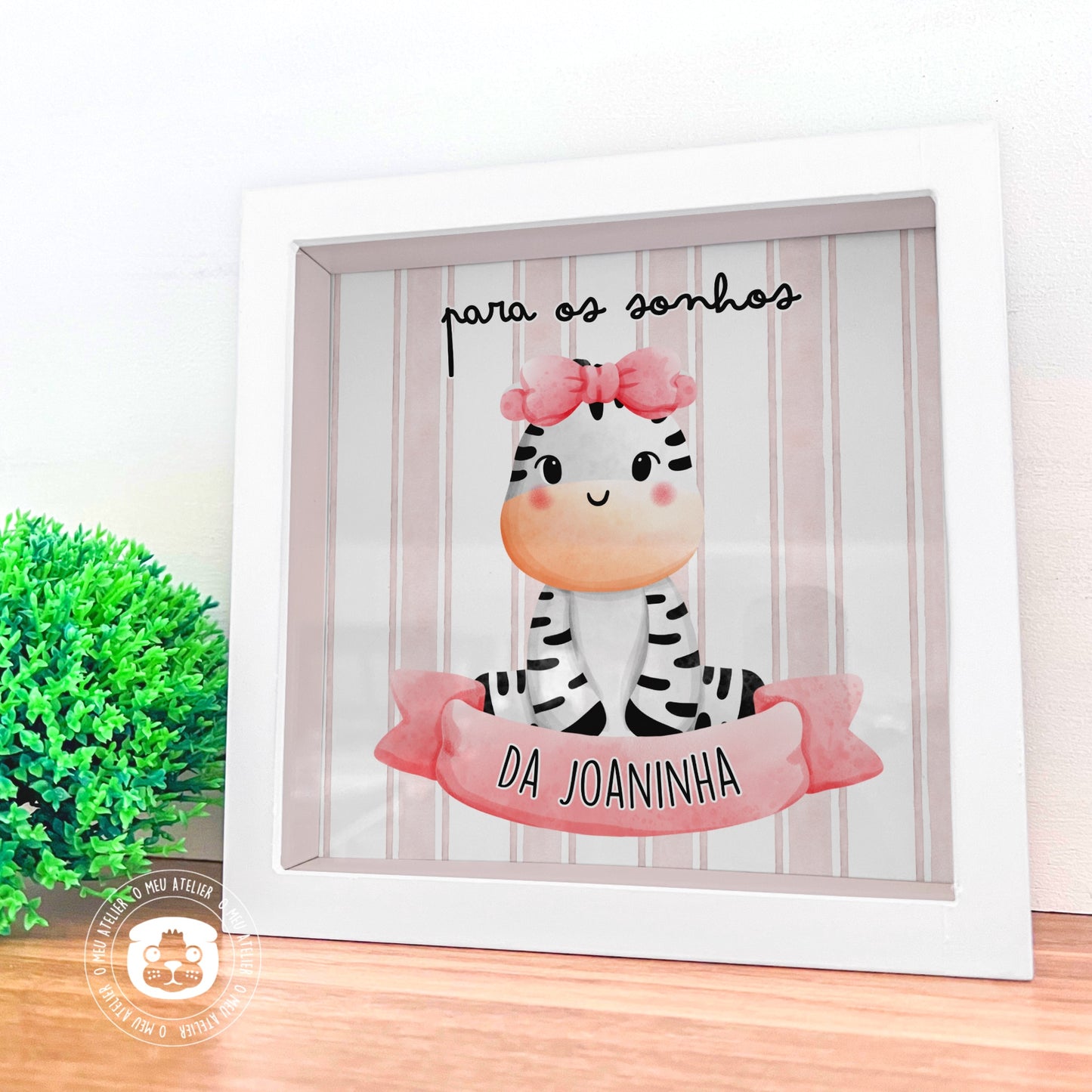 Mealheiro Infantil Personalizado em Madeira