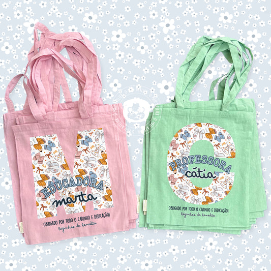 Presente Personalizado para Professora: Sacola + Guarda-Jóias