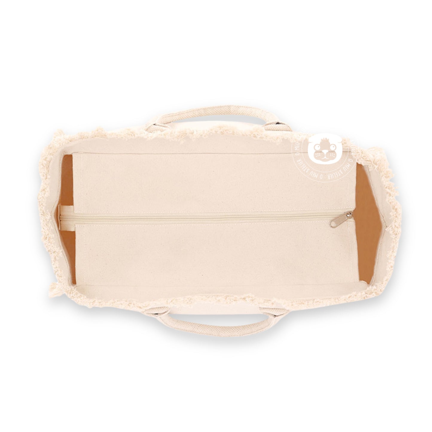 Saco de Algodão Personalizado com Design Floral – Nome à Escolha