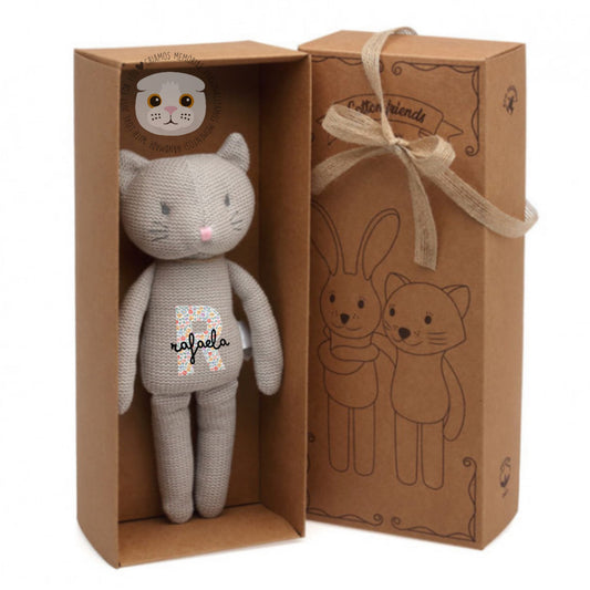 Gatinho Personalizado em Algodão – 30cm