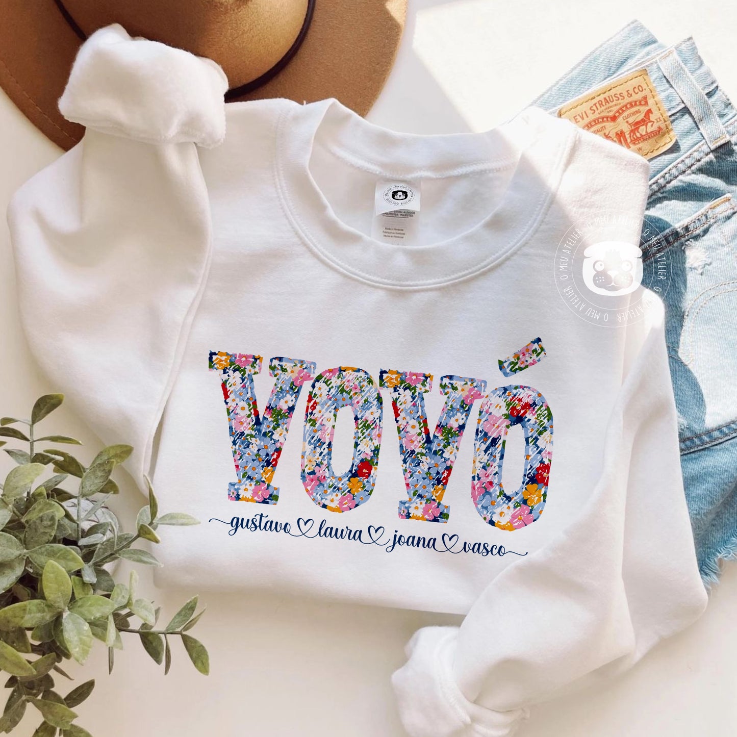 Sweatshirt Personalizada com Nome – Mamã, Vovó ou Quem Tu Quiseres!