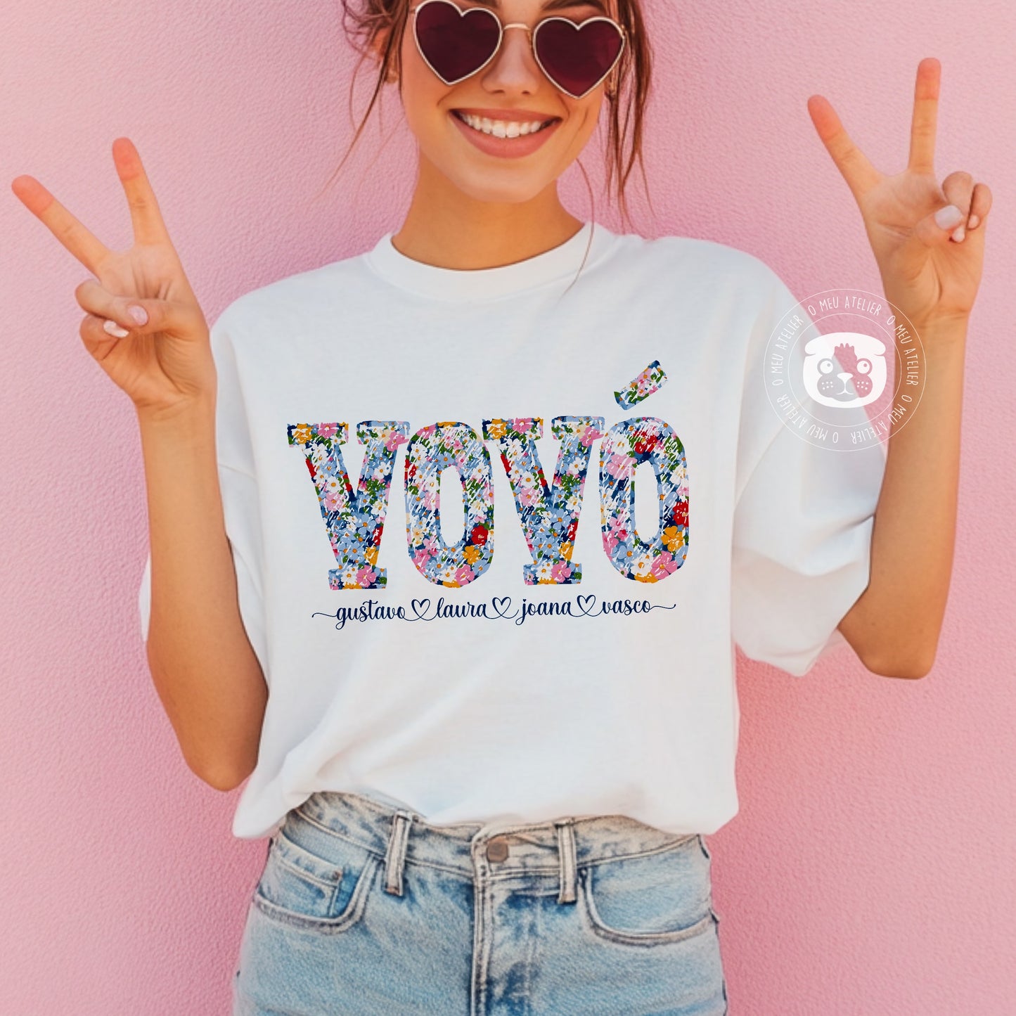 T-shirt Personalizada com Nome – Mamã, Vovó ou Quem Tu Quiseres!