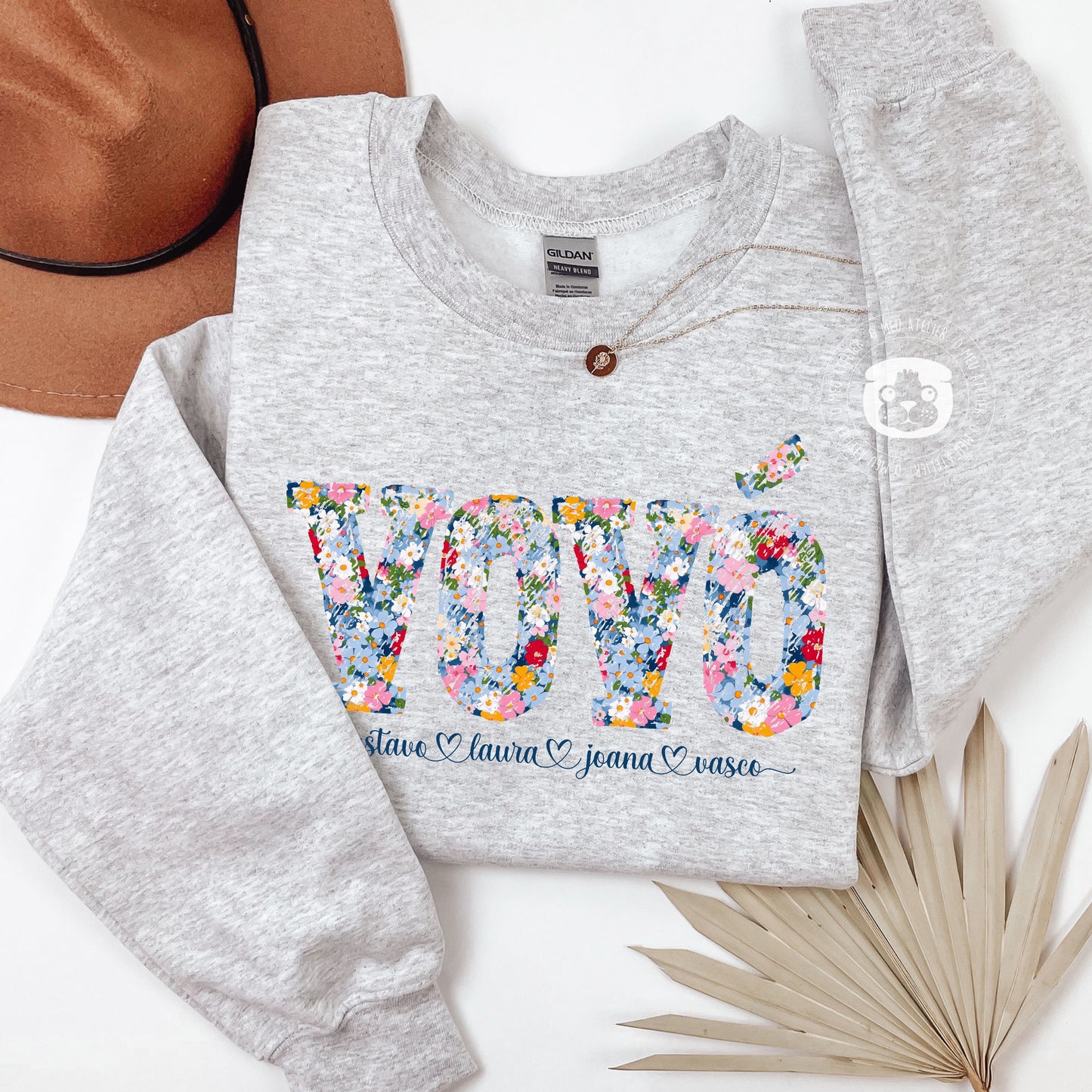 Sweatshirt Personalizada com Nome – Mamã, Vovó ou Quem Tu Quiseres!